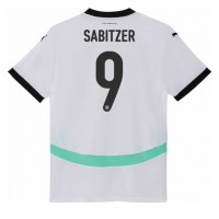 Camiseta Austria Marcel Sabitzer #9 Visitante Equipación Eurocopa 2024 manga corta